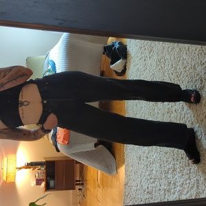 denim forum jeans in washed black